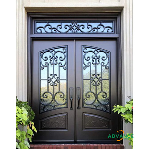 Puerta de Hierro Forjado Estilo Castillo para Entrada Principal de Mansión - Product Image 2