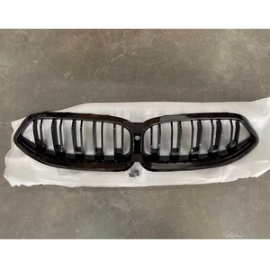 กระจังหน้าคู่สีดำเงาสำหรับ BMW ซีรีส์ 8 คูเป้ G14 G15 แกรนคูเป้ G16 ปี 2023-2026 แบบสองซี่ - Product Image 6