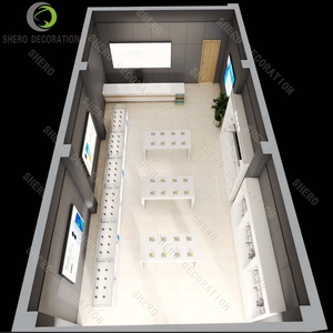 Vitrine de présentation de téléphones portables pour magasin de réparation de téléphones mobiles, table de présentation en verre pour téléphones portables - Product Image 5
