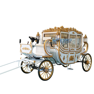Royal Horse Carriage Factory Wholesale High Quality <b>Double</b>-Function Customized Color CE Certified Wedding Party Event Decoration - Product Image 1