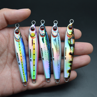 Leurre de pêche en eau salée imprimé en JIGGINGSOUL-RTS312-30g40g3D petit tarpon en métal pour la pêche en rivière et en ruisseau