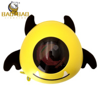 Valise jaune Devil Eyes pour enfants, design de dessin animé mignon, fournisseur d'usine en gros, pièces de moto, accessoires de moto