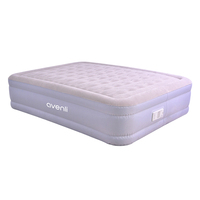 Matelas Gonflable Floqué 80 pouces Queen avec Pompe Intégrée Personnalisable OEM