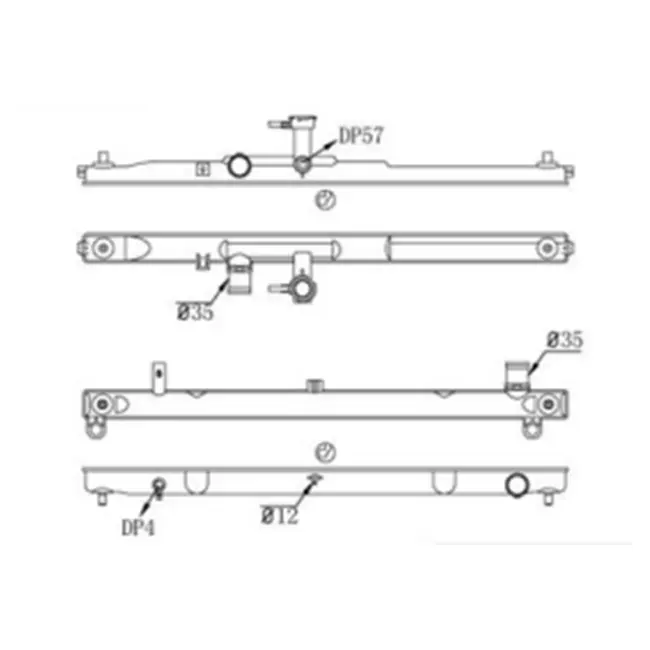 AUTO WASSER HEIZKÖRPER KUNSTSTOFF TANK OE 253104H100 253104H350 FÜR HYUNDAI 07- H1 2,5 DL