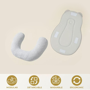 Almohada para Dormir para Bebés Recién Nacidos, Almohada para la Cabeza del Bebé, Almohada Calmante para la Alimentación del Bebé - Product Image 4