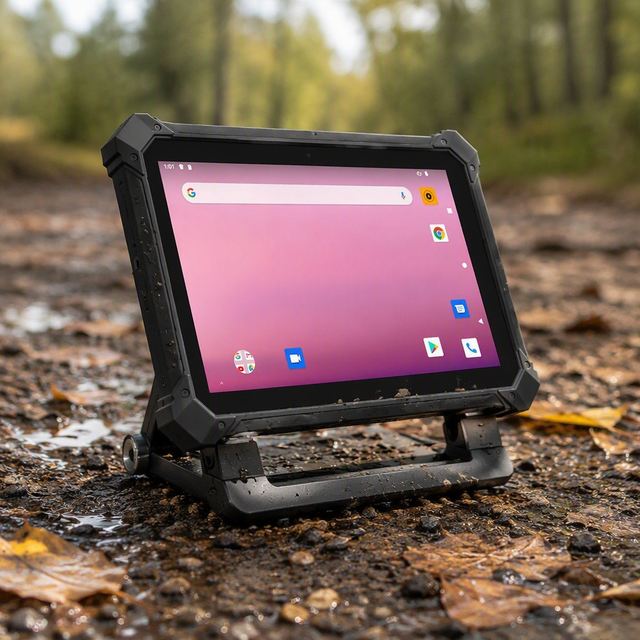 QS1002 10 Inch Rugged Android Tablet Ip67 Shockproof Industri Handheld Rugged Tablet NFC RFID 4g Lte Rugged Industrial Tablet