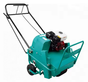 Máquina de desbloqueo de compactación de suelo empujada a mano de gasolina pequeña para construcción de pastizales naturales Perforador de césped para pequeña escala - Product Image 3