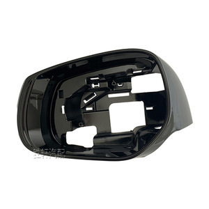 กรอบกระจกมองข้าง Infiniti Q50 Q30 Q70 QX30 สีดำ Jet Black วัสดุ ABS พร้อมแผ่นสะท้อนแสงแบบนูน ซ้าย-ขวา คู่ - Product Image 2