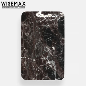 MUEBLES WISEMAX Mesa de Centro de Lujo para Sala de Estar, Estilo Moderno, Mesa de Café de Mármol Natural para Hotel, Villa, Cafetería, Hogar - Product Image 6