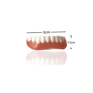 Juego de Modificación de Dentadura Dental, Dientes Postizos Desechables, Simulación de Sonrisa Superior e Inferior, en Caja de Colores para Diferentes Edades - Product Image 3