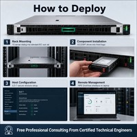 Serveur rack 1U HPE ProLiant Compute DL360 Gen12 neuf avec processeur Intel Xeon 6, 8 To DDR5 6400MT EDSFF NVMe Gen5 pour le calcul en nuage