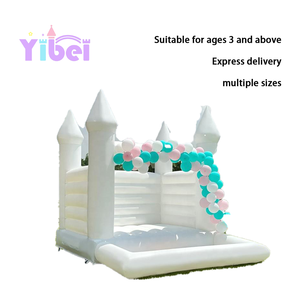 Thiết kế mới trắng <span class=keywords><strong>Inflatable</strong></span> nhảy lâu đài cho trẻ em trong nhà/ngoài trời thiết bị sân chơi bán buôn nhà bị trả lại với hồ bơi - Product Image 2