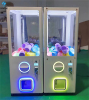 Distributeur de jetons à pièces de monnaie attrayant pour Noël, style Gashapon, machine à capsules à jetons interchangeables, machine distributrice de jouets