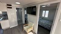 Appartamento Prefabbricato Pronto all'Uso 20ft 40ft, Casa Portatile Prefabbricata con 2 3 4 5 Camere da Letto, Villa Prefabbricata Espandibile in Container Pieghevole