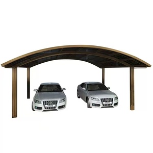 Cochera Moderna Impermeable de Aluminio con Techo de Policarbonato <span class=keywords><strong>para</strong></span> Estacionamiento Exterior - Product Image 5