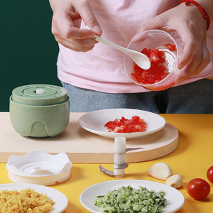 USB Có Thể Sạc Lại Xách Tay Điện Có Thể Sạc Lại Máy Chế Biến Thực Phẩm Cho Bé Thực Phẩm Thịt Tỏi Mini Thực Phẩm Chopper Máy Xay Sinh Tố - Product Image 6