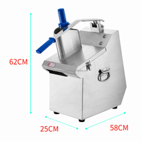 Commerciële Groenten Snijmachine Multifunctionele Fruit Groente Snijmachine Volledig Roestvrijstalen Snijmachine