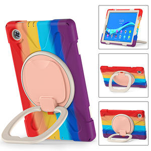 Para Lenovo <span class=keywords><strong>Tab</strong></span> M10 HD Plus 2nd 10,3 pulgadas 2020 <span class=keywords><strong>X606F</strong></span> funda de silicona a prueba de golpes con correa para el hombro - Product Image 2