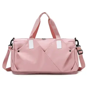 Розовая дорожная вместительная сумка 2022, забавные модные сумки, Женская дорожная сумка