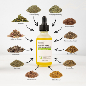 Huile Naturelle pour la <span class=keywords><strong>Repousse</strong></span> des Cheveux, Sérum Épaississant, Essence de Croissance Capillaire Fortifiante aux Herbes, Huile de Romarin Nourrissante pour le Cuir Chevelu - Product Image 1