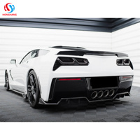 Les accessoires extérieurs incluent le coin arrière de diffuseur de pare-chocs arrière pour Chevrolet Corvette Z06 C7