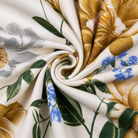 Tissu tricoté extensible en soie de lait 100D imprimé numériquement sur mesure, léger, antistatique, respirant, motifs géométriques abstraits à pois pour canapé