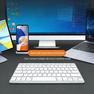 Nuevo Teclado Mecánico de Escritorio de 78 Teclas, Sincronización Multidispositivo, Mini Teclado Inalámbrico de Plástico de 2.4G sin Teclado Numérico - Product Image 5