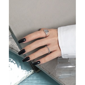 แหวน S925ลายดอกไม้ทรงรีสำหรับผู้หญิงสำหรับตะวันออกกลางเครื่องประดับทรงไข่เปิดแหวนเงินสเตอร์ลิง - Product Image 4