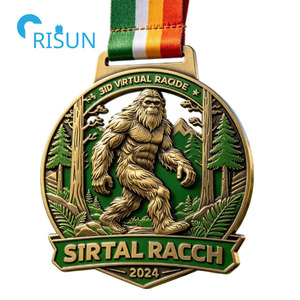 Desafío Virtual Personalizado, Mini Maratón <span class=keywords><strong>en</strong></span> Línea, Carrera Divertida, Carrera Deportiva, Medallas, Medallón, Medallas de Carrera Virtuales Personalizadas - Product Image 5