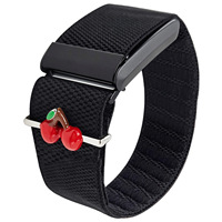 Aksesoris jam tangan enamel warna-warni, liontin mini hewan buah minuman, pin dekorasi personalisasi untuk tali jam tangan rajutan