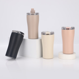 Tumbler da Caffè RTS 15oz a Forma di Vita, Bicchiere Termico a Doppia Parete in Acciaio Inox 304 con Doppia Apertura - Product Image 5