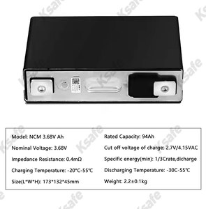 แบตเตอรี่ลิเธียมไอออนทรงปริซึม NMC 3.7V 94Ah 100Ah สำหรับรถยนต์ไฟฟ้า 48V/ระบบกักเก็บพลังงาน เหมาะสำหรับเซลล์ความจุสูง - Product Image 5