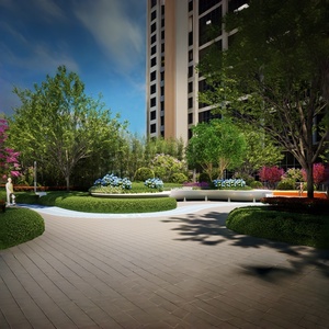 تصميم المناظر الطبيعية لمجمعات الشقق، تخطيط المساحات الخضراء في الساحات وممرات المشاة - Product Image 5