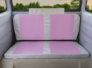 Mini coche eléctrico BRT 2026 rosa con luces de techo y asientos interiores rosas. Nuevo modelo de scooter eléctrico cerrado para personas mayores. - Product Image 5