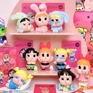   ฟิกเกอร์พีวีซีน่ารัก ซีรีส์พาวเวอร์พัฟเกิร์ลส์ กล่องสุ่ม POPMART พร้อมโมลลี่ ของขวัญวันเกิดสุดเพอร์เฟค ชุด 1 ชิ้น/12 ชิ้น - Product Image 1
