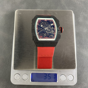 Reloj de Pulsera para Hombre, Ultrafino de 7.8mm, Mecánico Automático, Esfera Esqueletizada, Caja de Fibra de Carbono, Correa de Nylon, Estilo Hip Hop - Product Image 4