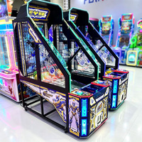Machine de jeu de basket vidéo en métal Transform Alliance, jeu d'arcade à monnayeur avec interface en anglais, design pliable pour