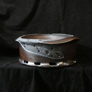 Maceta de Bonsái de Arcilla Morada Zisha, Hecha a Mano, Estilo Zen Wabi Sabi, Grande, Cocida al Horno - Product Image 2