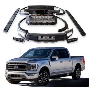 2021 accesorios frente parachoques trasero Facelift de conversión Bodykit Kit de cuerpo para Ford F150 F-150 2021, 2022