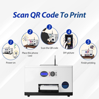 Printer Casing Ponsel Teknologi Canggih Printer Inkjet Pintar Mendukung Aplikasi Ponsel H5 Wifi untuk Toko 3C