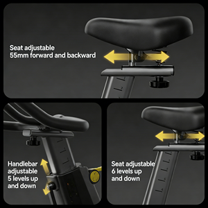 Vélo d'entraînement <span class=keywords><strong>cardio</strong></span> standard personnalisé OEM, vélo d'entraînement durable, <span class=keywords><strong>cardio</strong></span> pour les programmes de remise en forme en salle de sport commerciale - Product Image 5