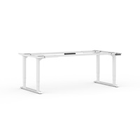 Noir personnalisation bureau moderne debout hauteur réglable table hauteur extra long cadre de table de conférence