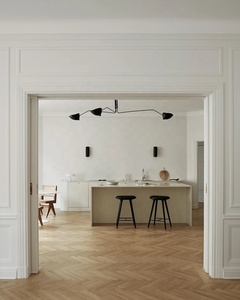 Cuisine moderne à plan ouvert avec four encastré, cave à vin et îlot central entièrement personnalisable <span class=keywords><strong>pour</strong></span> appartements ou maisons - Product Image 5