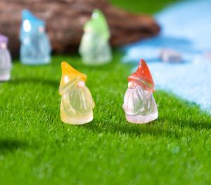 Glow in the Dark Mini Gnomes Bulk Tiny Fairy Statues Small Gnomes Luminous Miniature <strong>Figurines</strong> - Product Image 1