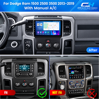 Système de navigation automobile pour Dodge Ram 13-19, écran IPS 9 pouces pour tableau de bord, commande centrale, interconnexion Android