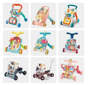 Offres Spéciales Table de jeu pour bébé multifonctionnel Push Car Toddler Activity Toy Musical Baby Walker avec roues et siège - Product Image 6
