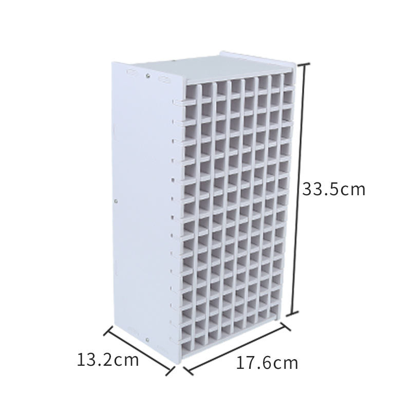 13,2*17,6*33,5 cm (120 grilles)