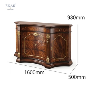 Aparador de Madera de Serpentina de Versalles |   <span class=keywords><strong>Buffet</strong></span> de Comedor Clásico Francés de Lujo - EKAR - Product Image 6