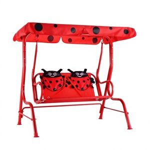 Wholesale 3-Seat Metal Outdoor <b>Swing</b> <b>Chair</b> for Adults with Adjustable Canopy and Waterproof -<b>Cushion</b> for Backyard & Garden - Product Image 4