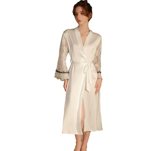 Biancheria intima, Sexy Hot, camicia da notte aperta, lussuria pura, abito di pizzo di raso di seta - Product Image 1